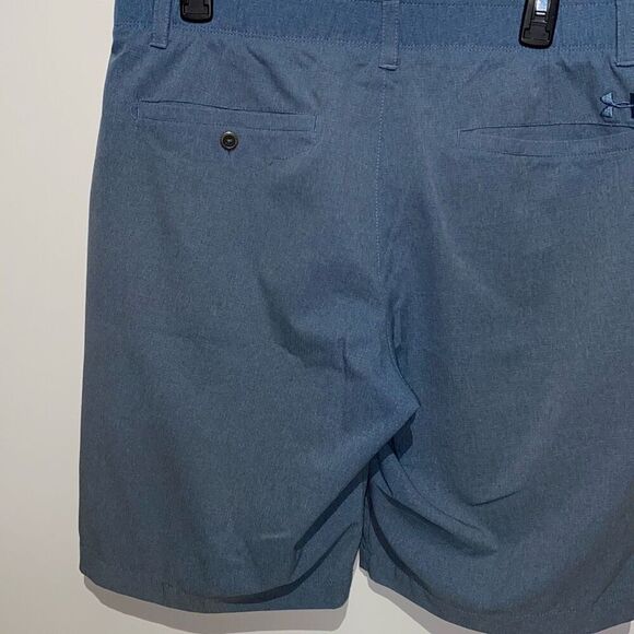 Under Armour Men's Blue Solid HeatGear Performance Golf Shorts Size 36 - Picture 5 of 8